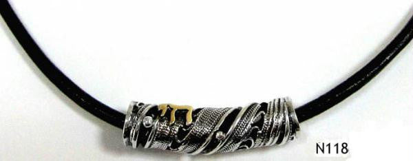 Handmade Ethnic Necklaces - Ethnic "Chai" Necklace Chai (life) Standard model