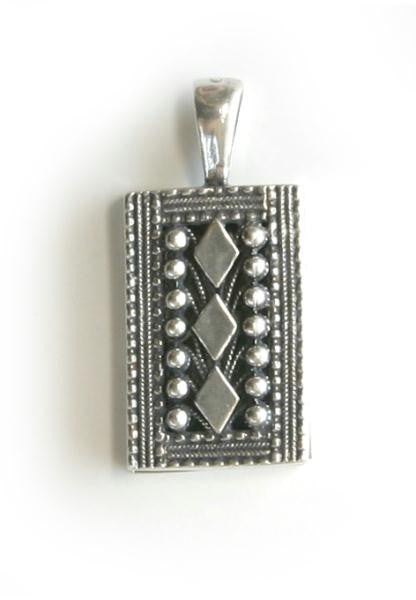 Pendants & Amulets - Sterling Silver Handmade Ethnic Pendant