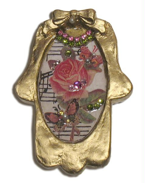 Hamsa & Jewish Blessings - Sky Music Mini Hamsa by Michal David
