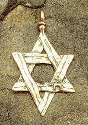Pendants & Amulets - Star of David Pendant Gold Filling