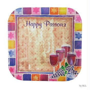 Plastic & Paper Serveware - Exodus to Freedom Paper Plates Square with Rounded Edge - Pack of 8