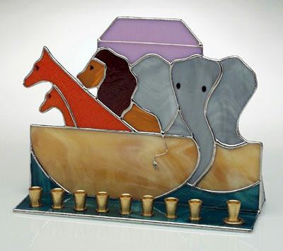 Hanukkah for Children - Noah's Ark Menorah - small