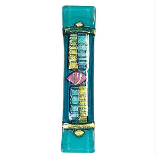 Handmade Glass & Stained Glass Mezuzahs - Torah Mezuzah