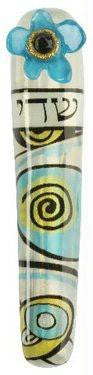 Handmade Glass &amp; Stained Glass Mezuzahs - Glass Mezuzah