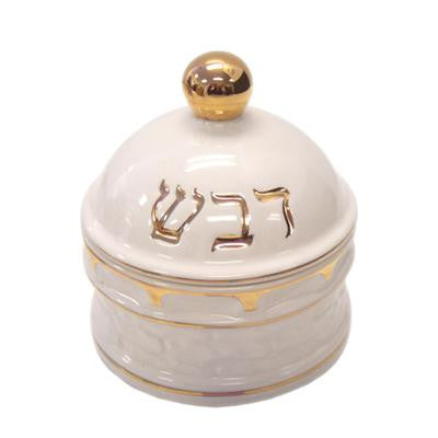 Ceramic Honey Dishes - Ceramic Rosh Hashanah Honey Dish Set