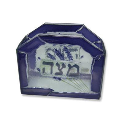 Glass Matzah Trays and Matzah Holders - Glass Passover Matzah Tray