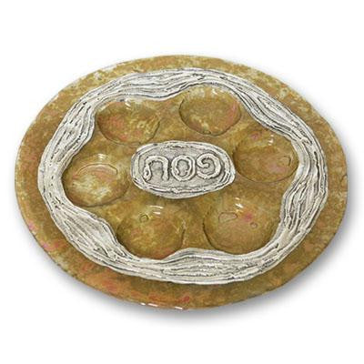 Glass Seder Plates - Glass Passover Seder Plate