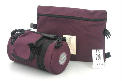 Tefillin Bags &amp; Carriers - Maroon Tefilin Carrier with Tallit bag