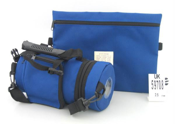 Tefillin Bags &amp; Carriers - Blue Tefillin Carrier with Tallit bag