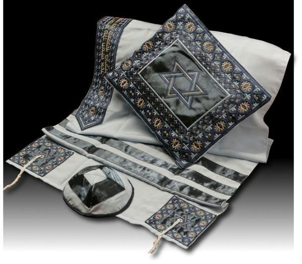 Superior Tallits for Men - Superior Embriodered Tallit Fabric-Viscose