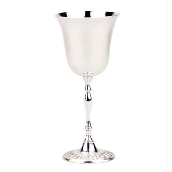 Silver Plated Kiddush Cups - Silverplated Kiddush Cup with Velvet Box