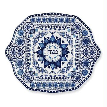 Ceramic Seder Plate - Renaissance Matzah Plate