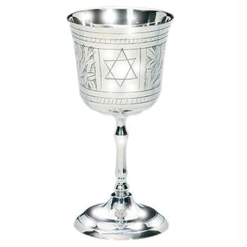 Silver Plated Kiddush Cups - Silverplated Kiddush Cup