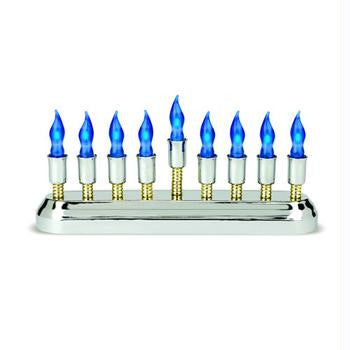 Electric Menorahs &amp; Candlesticks - LED Menorah (AC and Battery Operated)