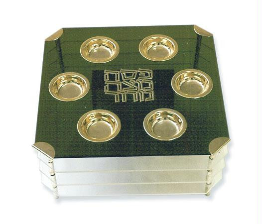 Sterling Silver Seder Plates - Sterling Silver Seder Plate