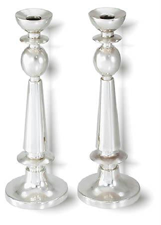 Sterling Silver Candlesticks - Golan Sterling Silver Candlesticks