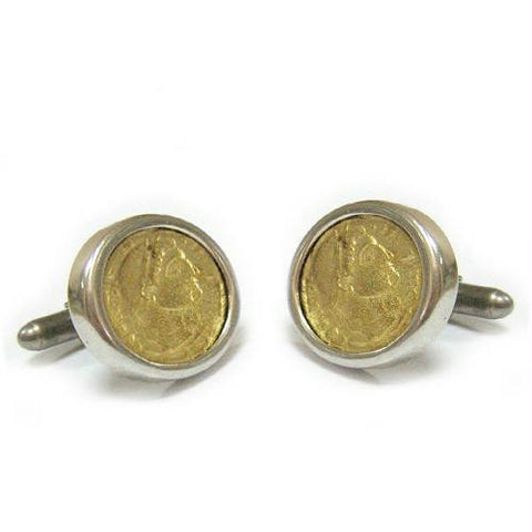 Men's Jewelry - Roman Coin Cufflinks