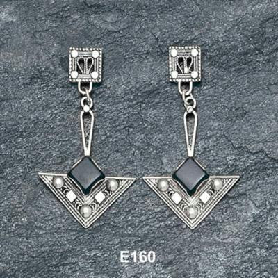 Ethnic Earrings - Sterling Silver Filigree Earrings