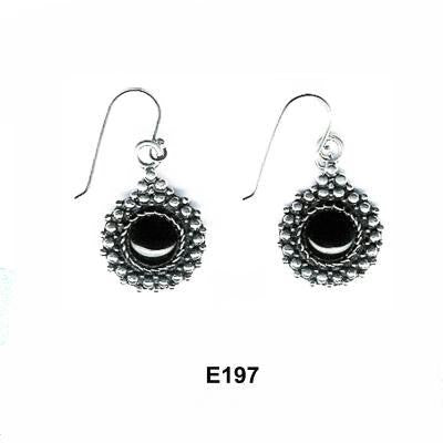 Ethnic Earrings - Black Ethnic Dangle Drop Earrings