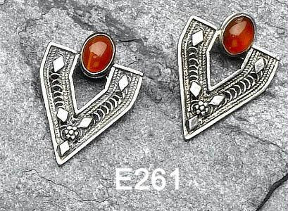 Ethnic Earrings - Open Triangle Ethnic Earrings