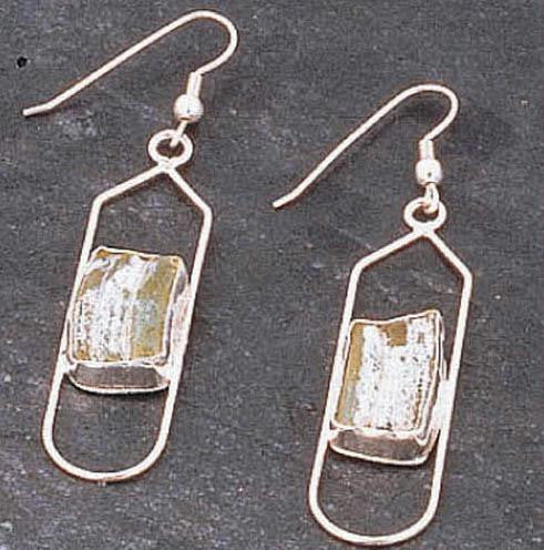 Handmade Roman Glass Earrings - Roman Glass Dangling Earrings