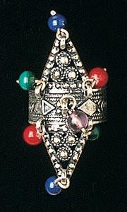 Ethnic Rings - Ethnic Rings with Dangling Accents