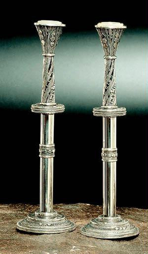 Sterling Silver Candlesticks - Sterling Silver Candlesticks