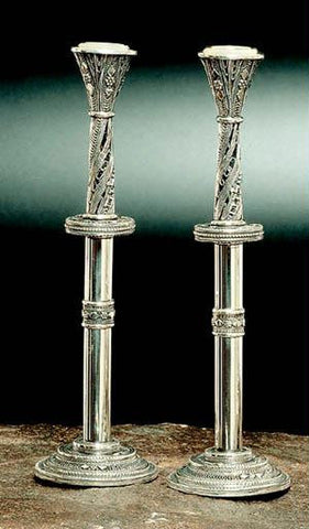 Sterling Silver Candlesticks - Sterling Silver Candlesticks