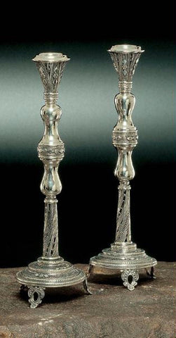 Sterling Silver Candlesticks - Sterling Silver Candlesticks