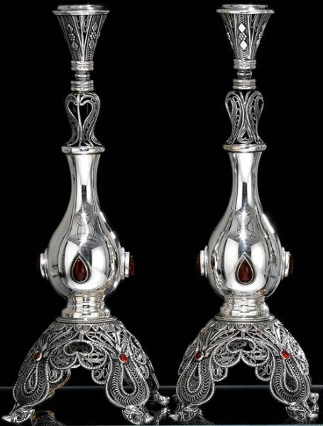 Sterling Silver Candlesticks - Sterling Silver Candlesticks