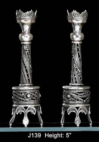 Sterling Silver Candlesticks - Sterling Silver Candlesticks