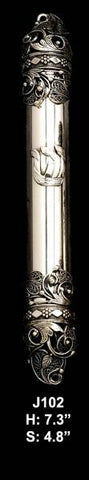 Sterling Silver Mezuzahs - Sterling Silver Mezuzah