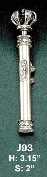 Sterling Silver Mezuzahs - Sterling Silver Mezuzah