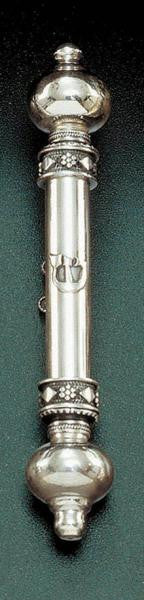 Sterling Silver Mezuzahs - Sterling Silver Mezuzah