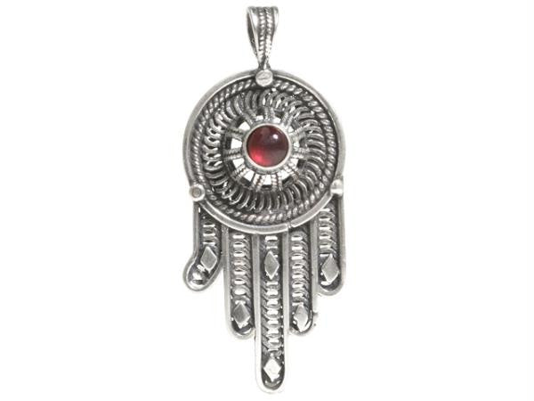 Pendants &amp; Amulets - Hamsa Pendant Amethyst