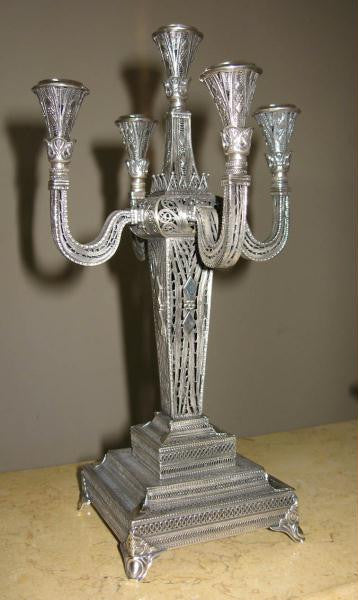 Candelabras - Sterling Silver Candelabra