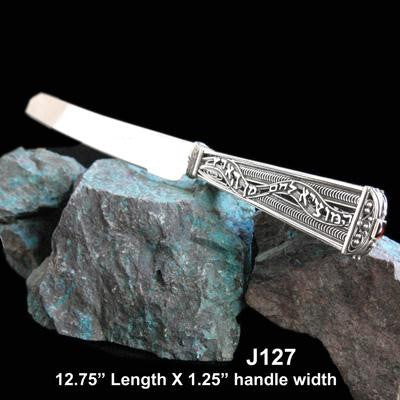 Challah Knives - Sterling Silver Challah Knife