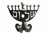 Metal Menorahs - Ark Menorah