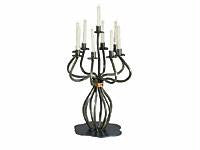 Metal Menorahs - Bended Bough Menorah