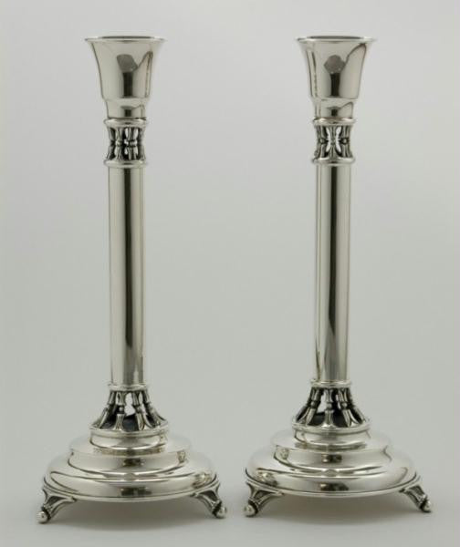 Sterling Silver Candlesticks - Tapered Elegance Candlesticks