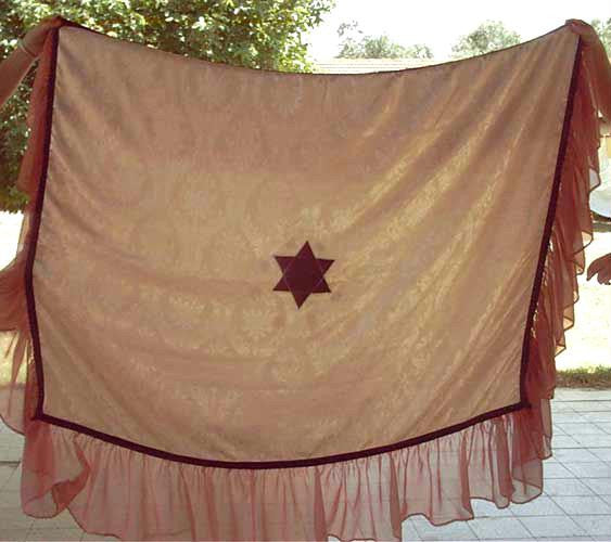 Handmade Wedding Chuppahs - Chuppah Star of David