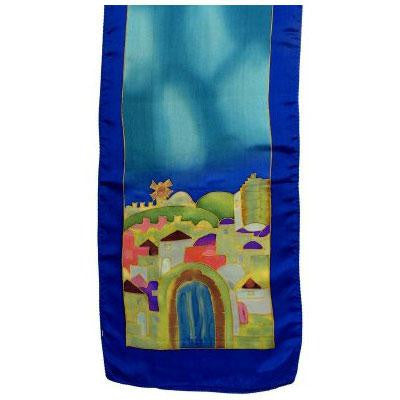 Gifts For Him - Gifts for Her - Silk Jerusalem Scarf