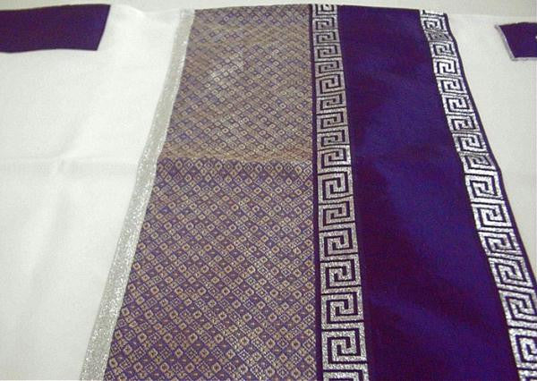 Modern Tallits for Men - Silk and Brocade Modern Tallit Synthetic Embrodered