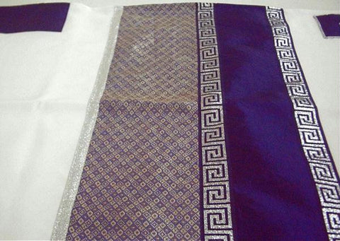 Modern Tallits for Men - Silk and Brocade Modern Tallit Wool Printed