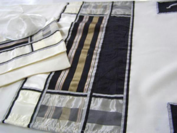 Modern Tallits for Men - Temple Tallit Synthetic Printed