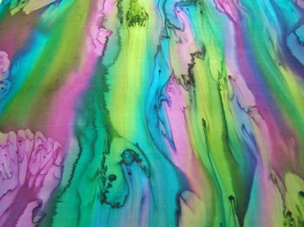 Women Silk Hand Painted Scarves - Pure silk hand painted scarf in vibrant colors A8014 Large Rectangle 59*17-150*45 ($44.00) Green