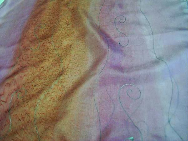 Women Silk Hand Painted Scarves - Pure Silk Scarf Hand Painted A8012 Medium Rectangle 59*12-150*30 ($44.00)