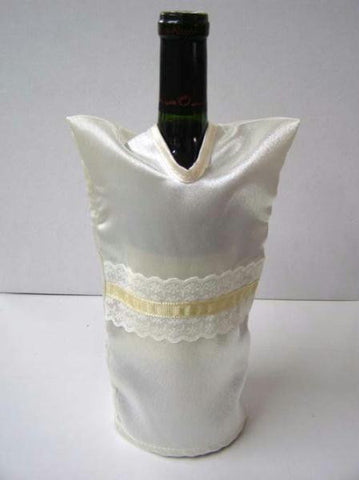 Wine Bottle Covers - Wine Bottle Cover White
