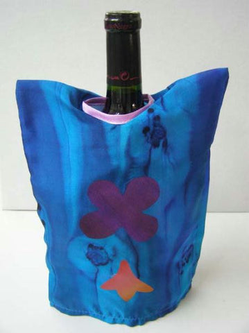 Wine Bottle Covers - Wine Bottle Cover Blue