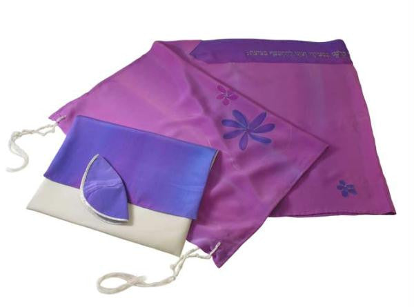 Women's Tallits - Tallit Purple Spring